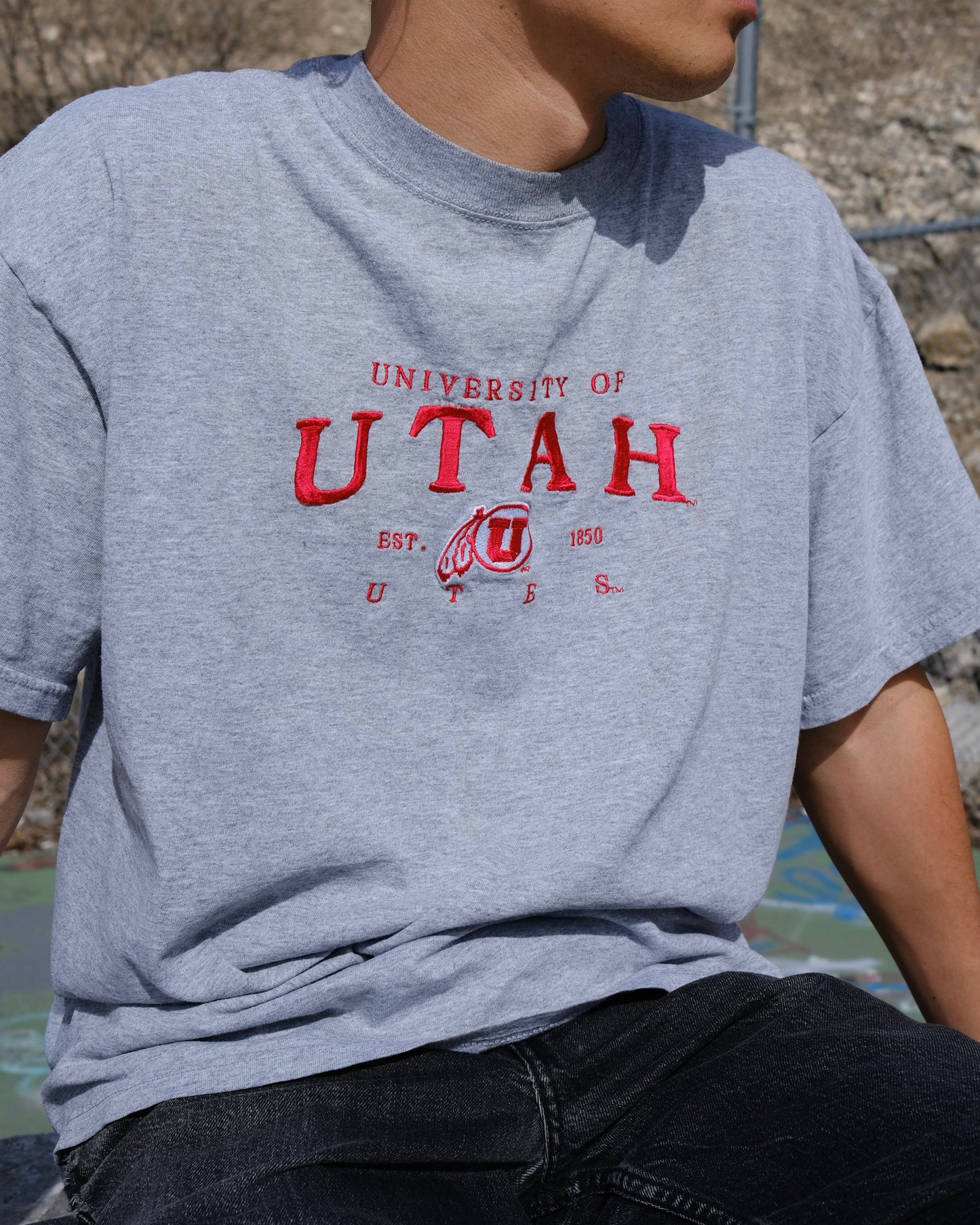 University of Utah Grey Tee