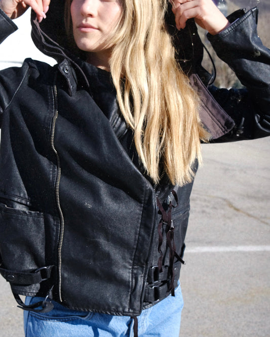 Leather Moto Jacket