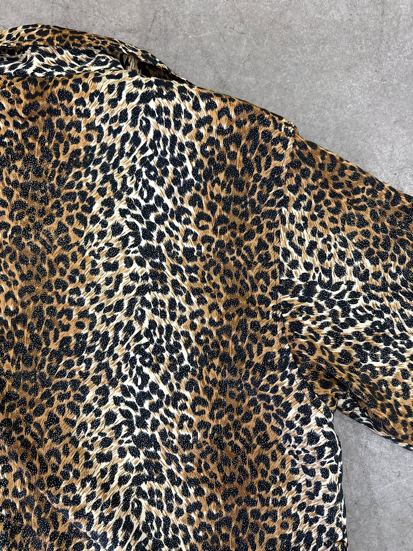 Lightweight Cheetah Trench Coat