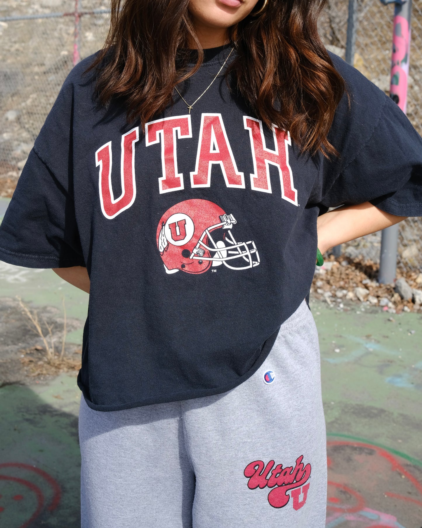 University of Utah Football Croptop