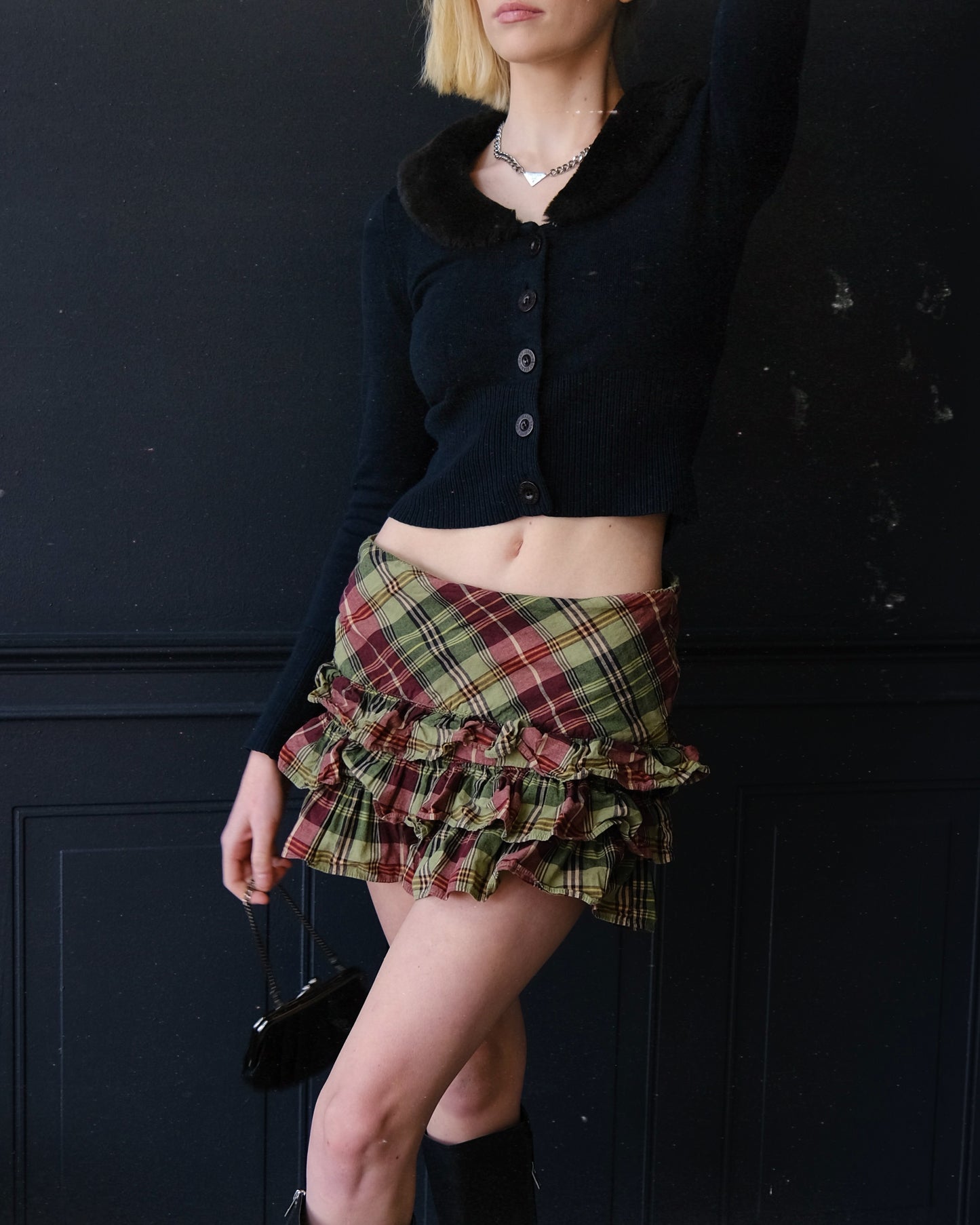 Ralph Lauren mini plaid skirt
