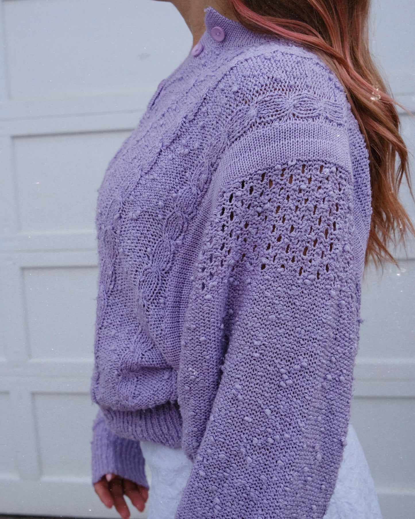 LeRoy Knitwear Purple Sweater