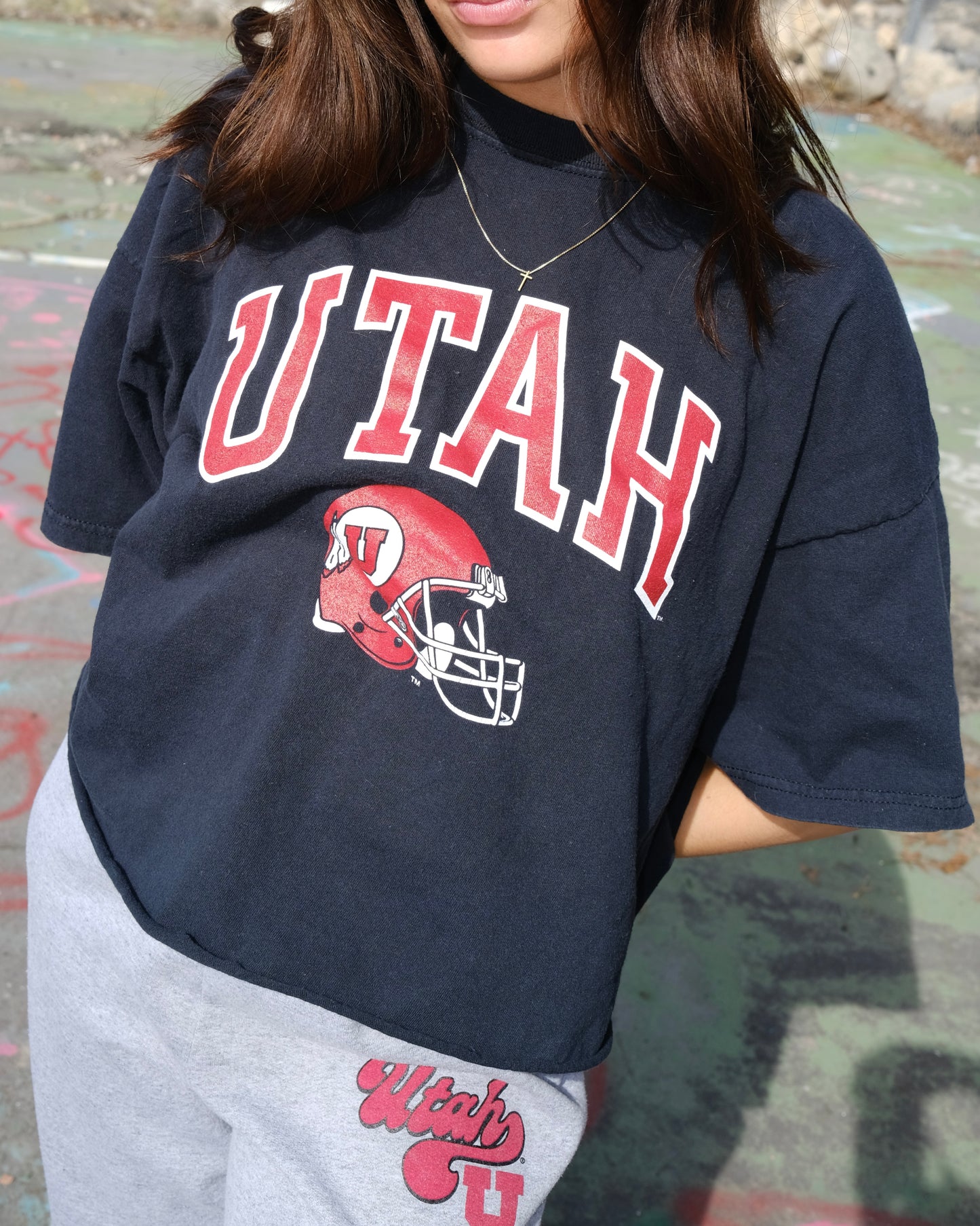 University of Utah Football Croptop